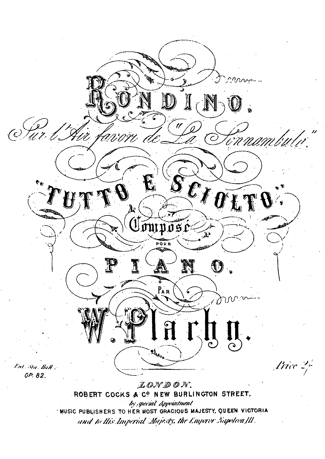 Rondino sur l'air favori de 'La sonnambula', Op.82 (Plachy, Wenzel) - IMSLP