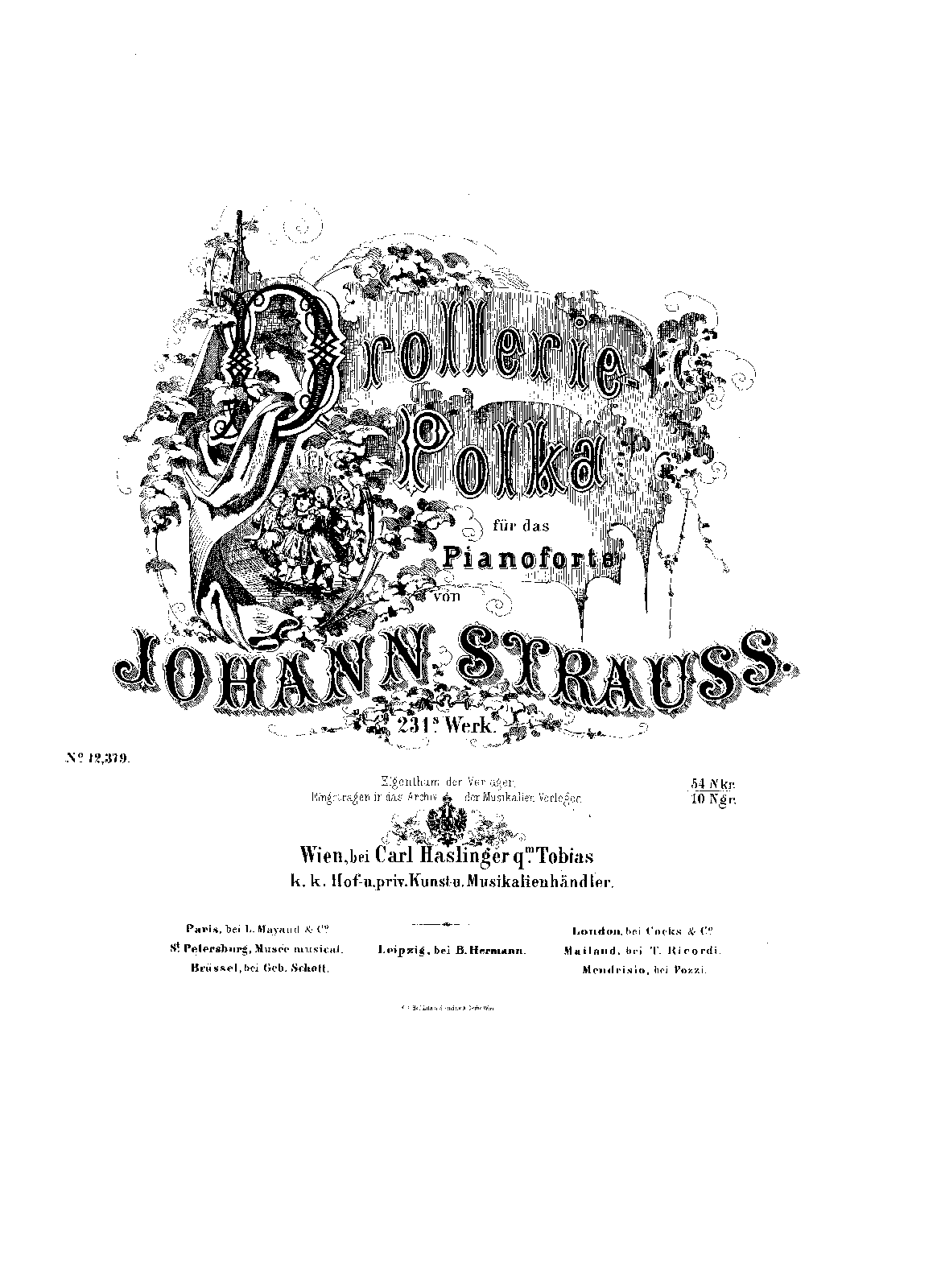 Drollerie-Polka, Op.231