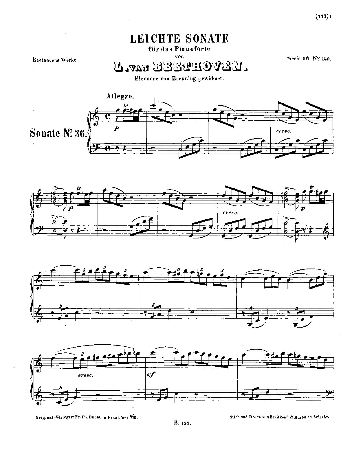 File:PMLP106707-Beethoven Werke Breitkopf Serie 16 No 159 Leichte Sonate in C.pdf