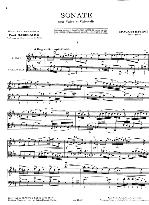 Cello Sonata in D major