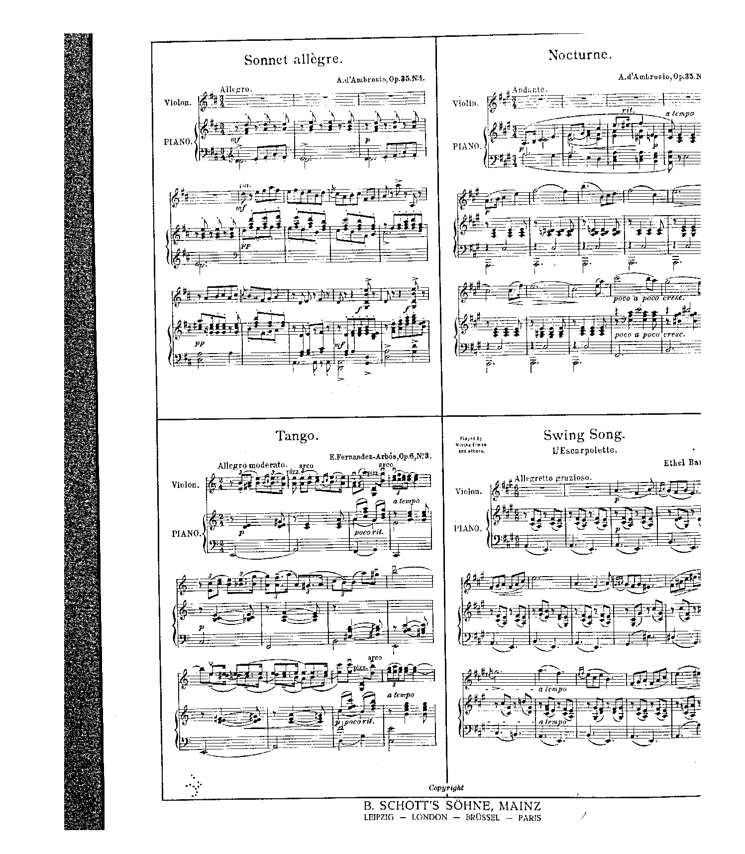 2 Trios Faciles, Op.16
