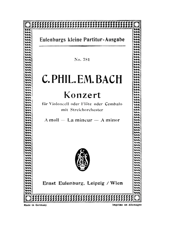 Flute Concerto in A minor