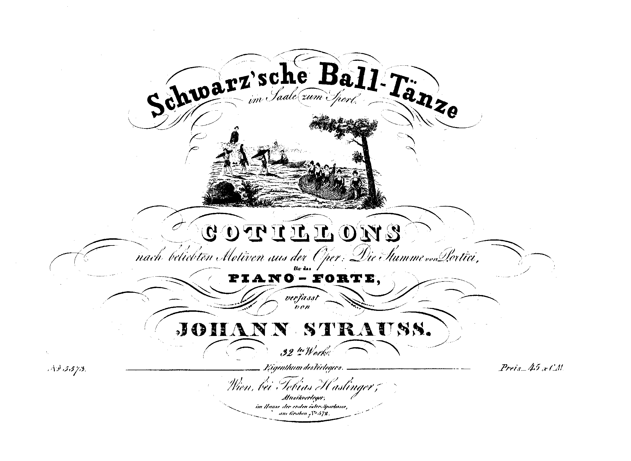 Schwarz'sche Ball-Tänze im Saale zum Sperl