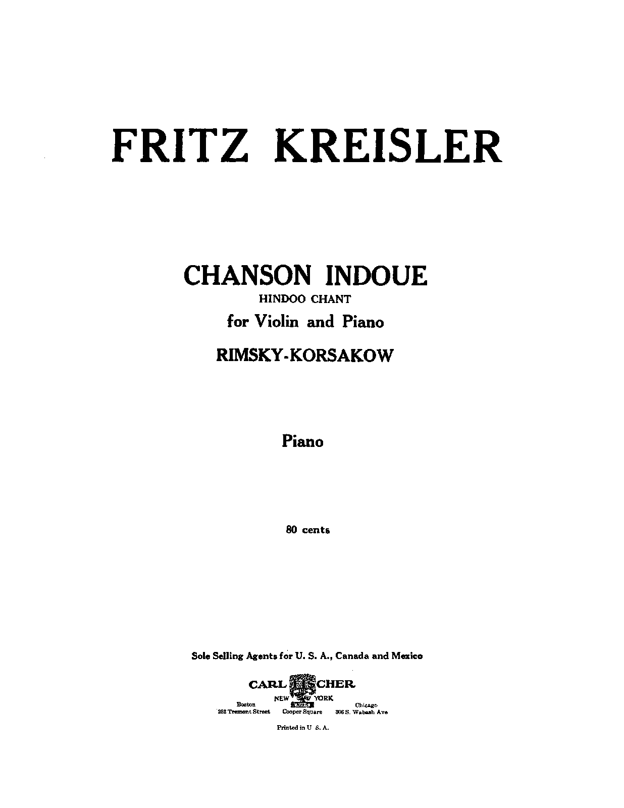 Sadko (opera) (RimskyKorsakov, Nikolay) IMSLP Free Sheet Music PDF Download