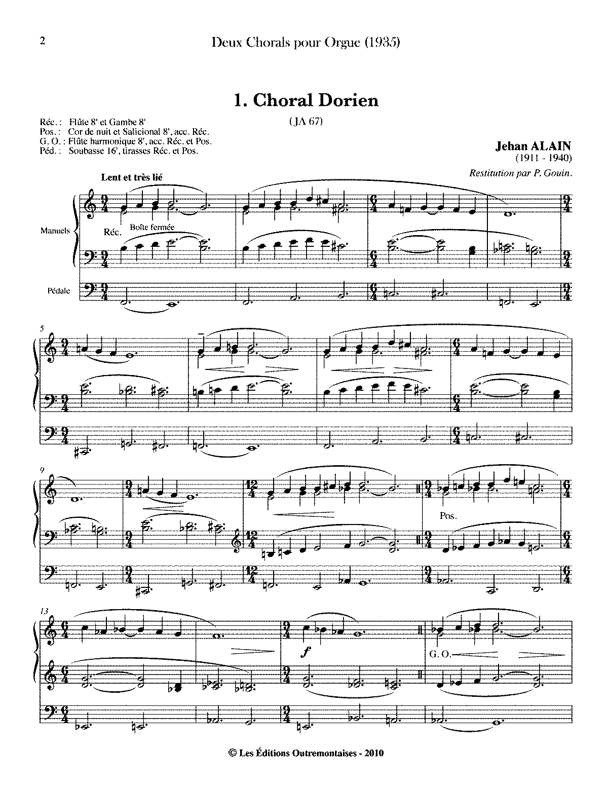 2 Chorals, JA 67-68 (Alain, Jehan) - IMSLP