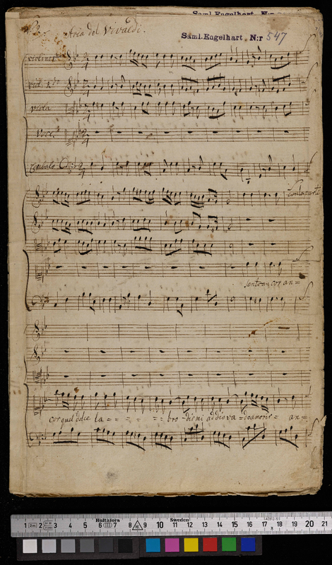 Sento ancor quel dolce labbro, RV 749.25