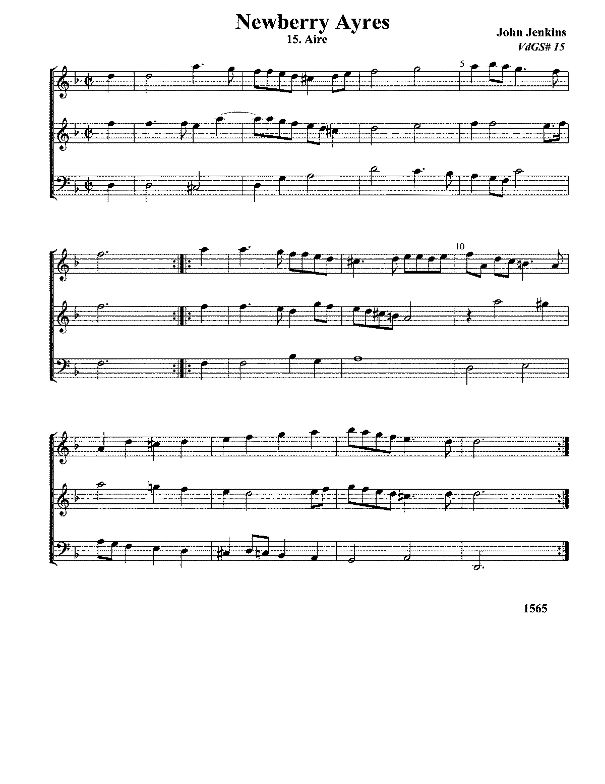 Newberry Aires for 3 Viols (Jenkins, John) - IMSLP