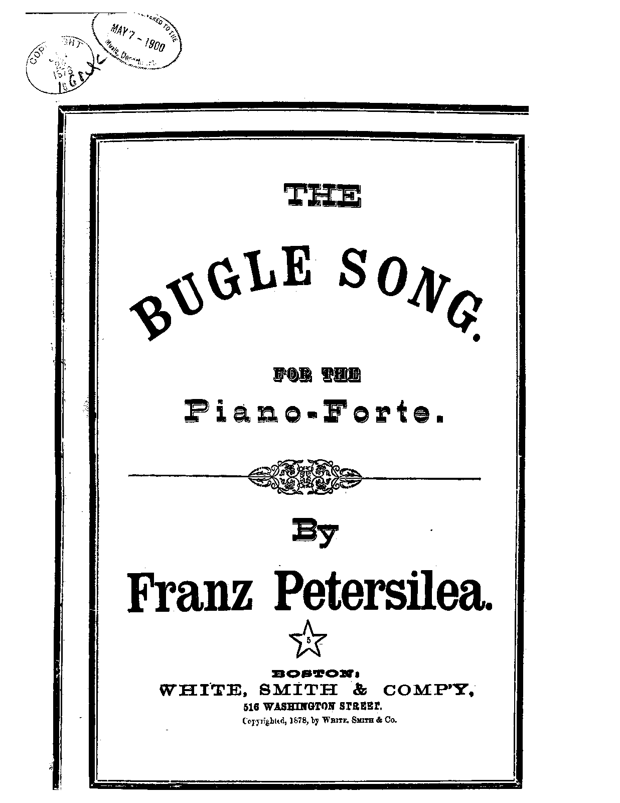 Bugle Song (Petersilea, Franz) IMSLP