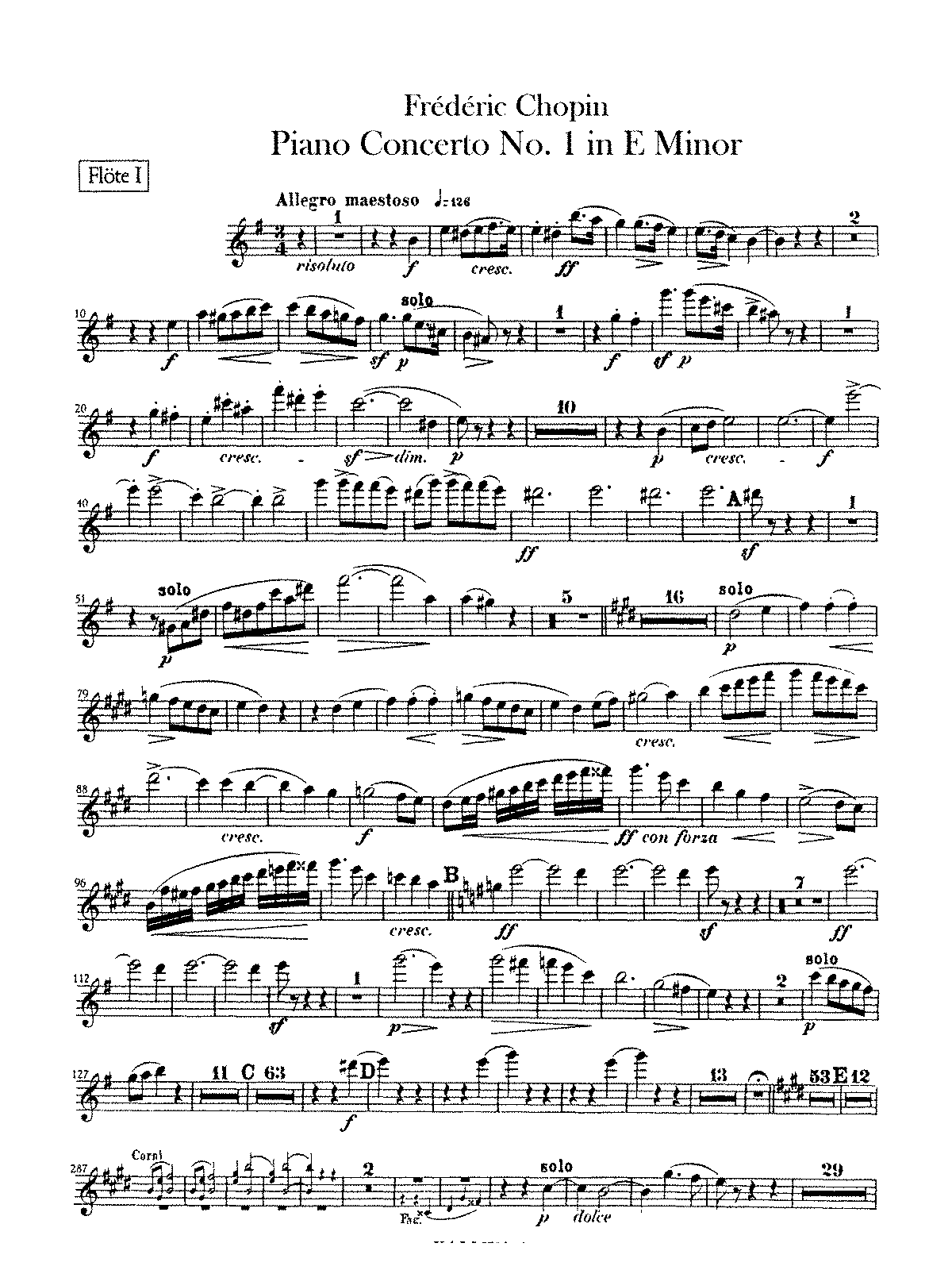 Piano Concerto No.1, Op.11 (Chopin, Frédéric) - IMSLP: Free Sheet Music ...