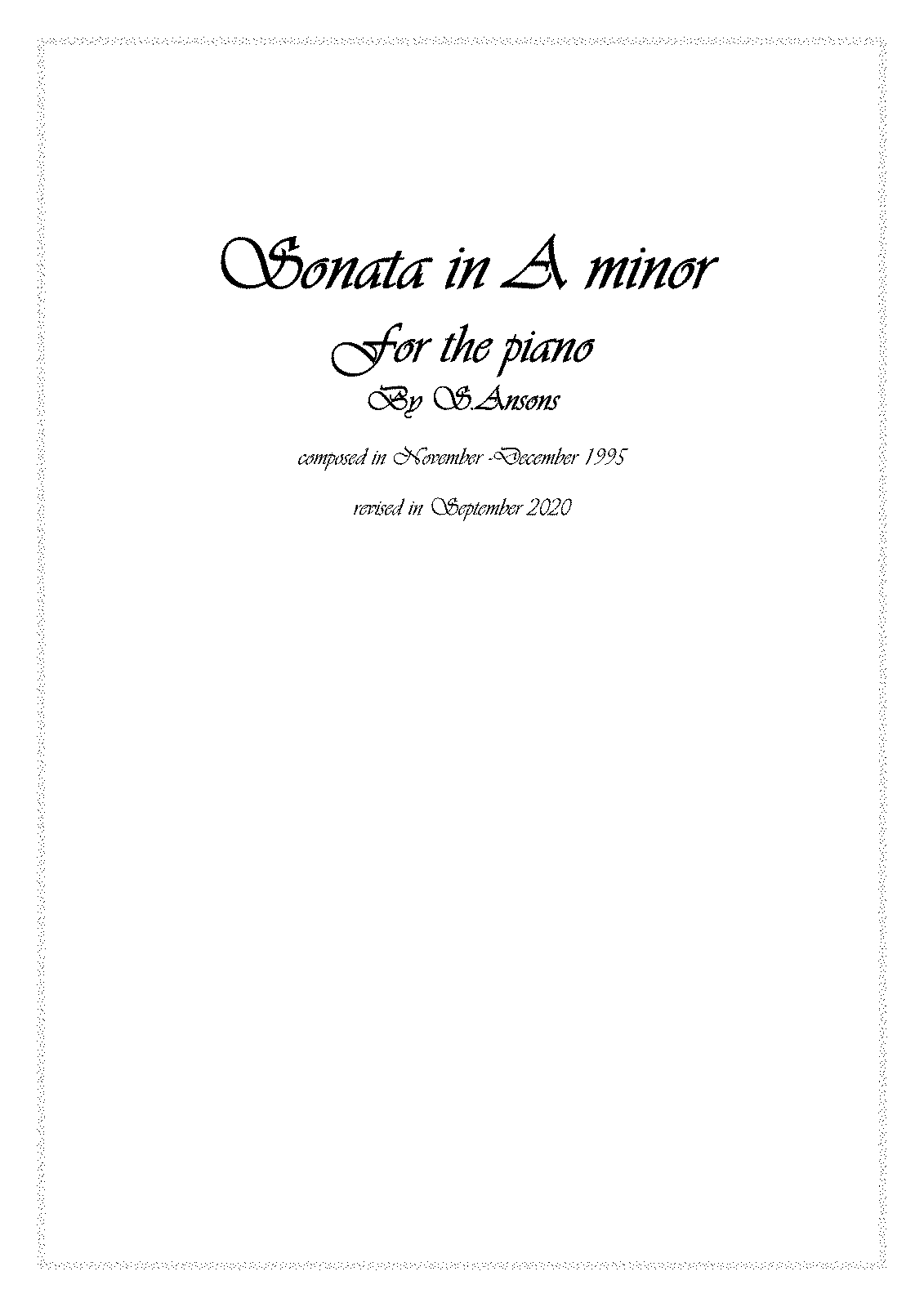 Piano Sonata in A minor (Ansons, Stephane) - IMSLP