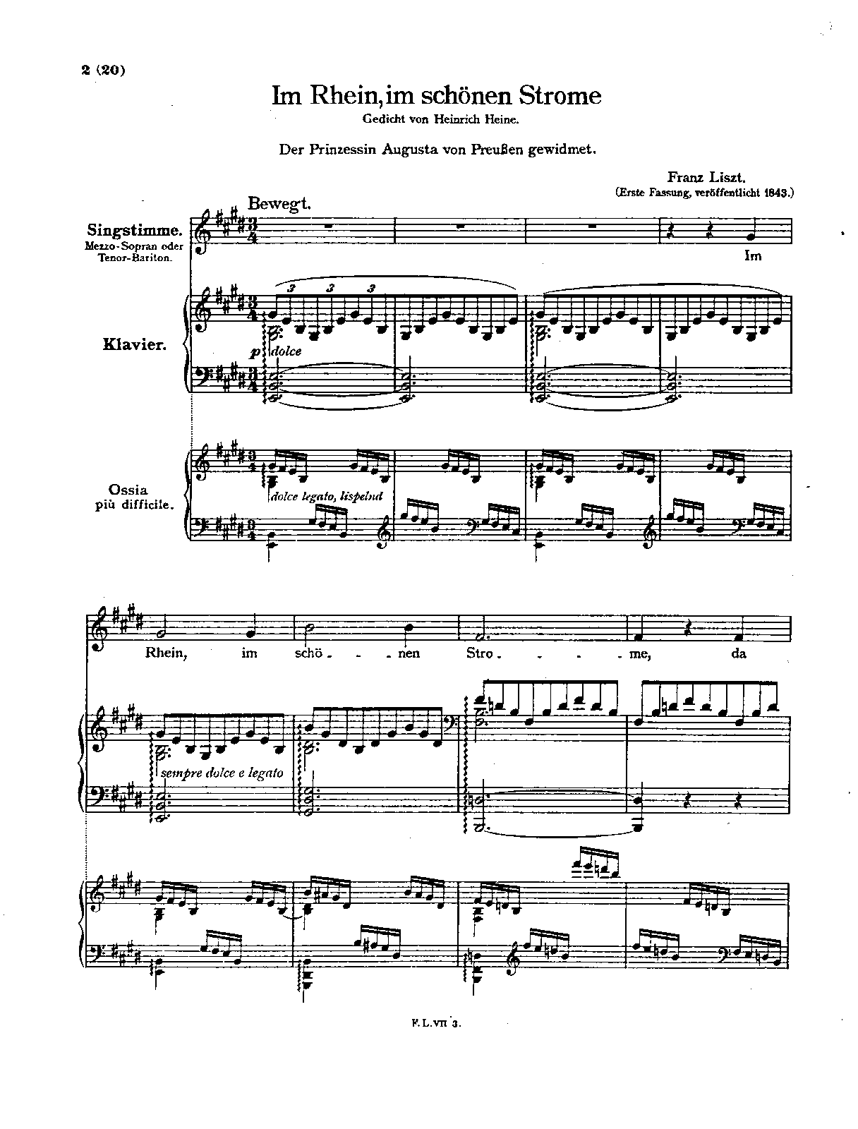 Im Rhein, im schönen Strome