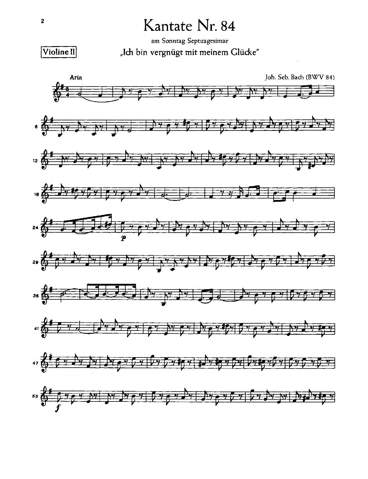 File:PMLP149586-Bach Ich bin vergnügt mit meinem Glücke, BWV 84 - Violins II.pdf