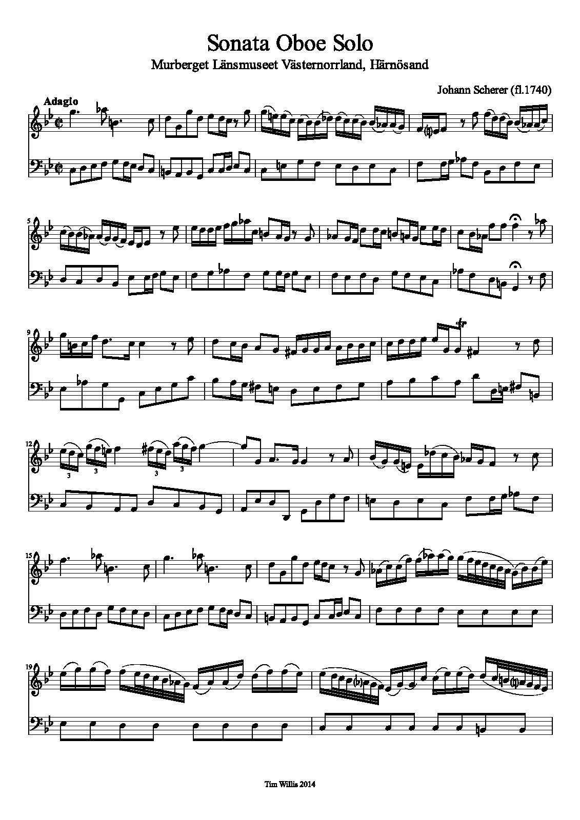 Oboe Sonata in C minor (Scherer, Johann) IMSLP