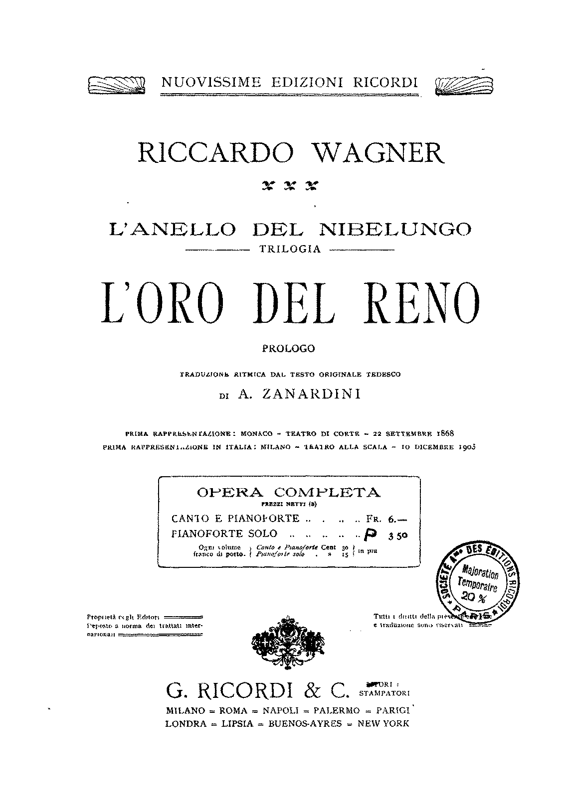 Das Rheingold, WWV 86A (Wagner, Richard) - IMSLP: Free Sheet Music PDF ...