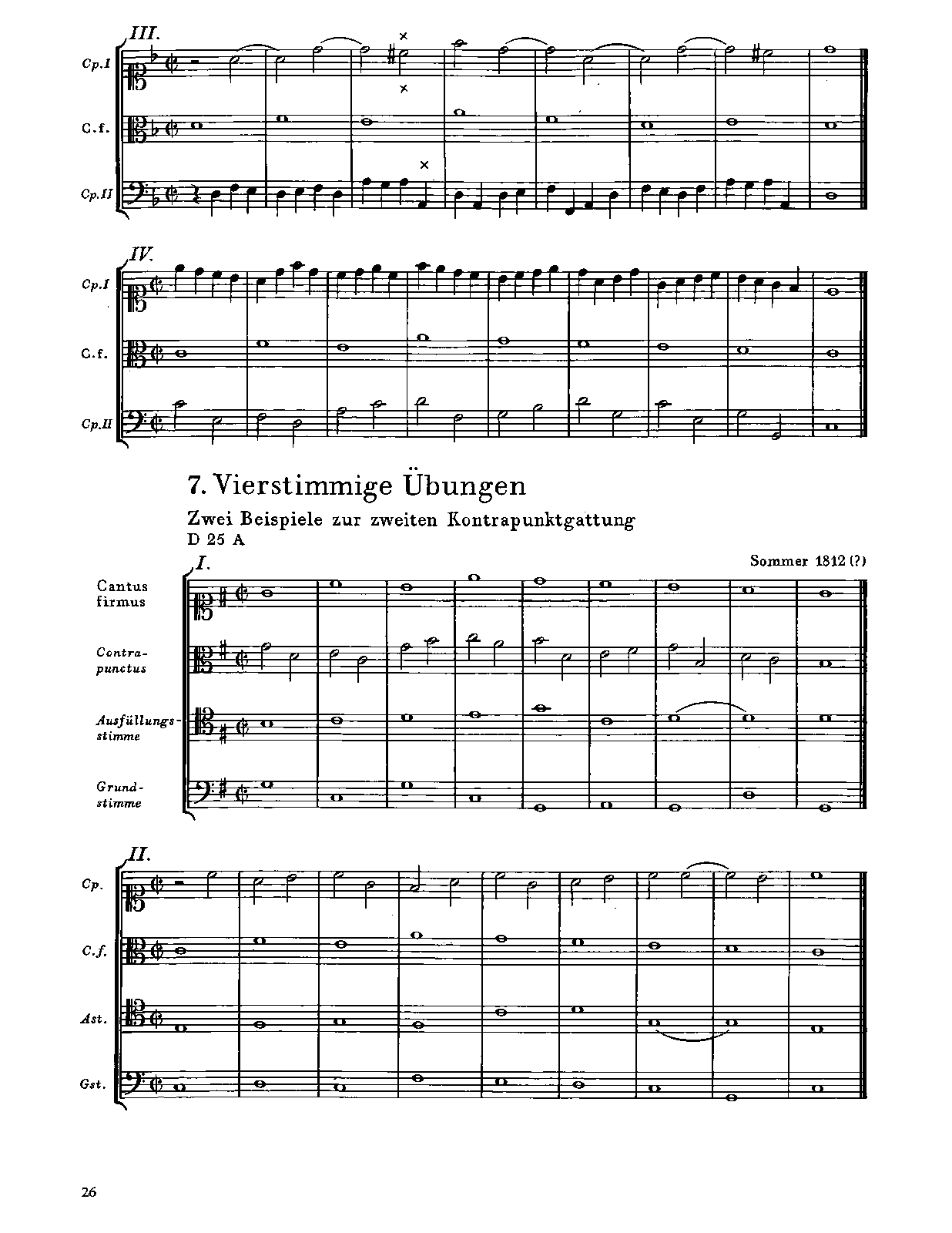 Counterpoint Exercises