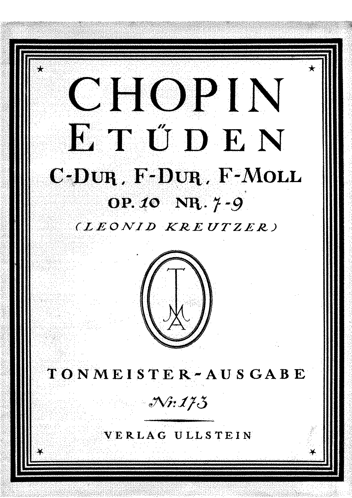 Études, Op.10 (Chopin, Frédéric) - IMSLP