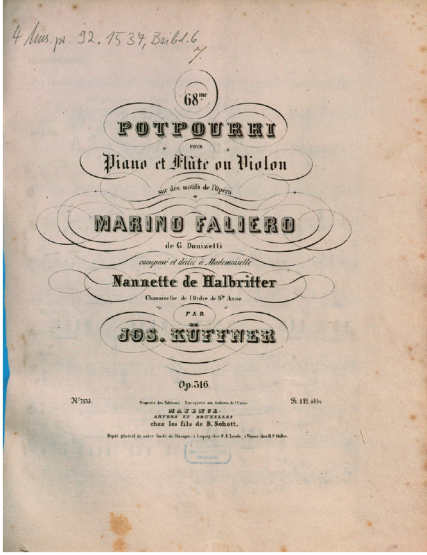Potpourri for Flute or Violin and Piano No.68