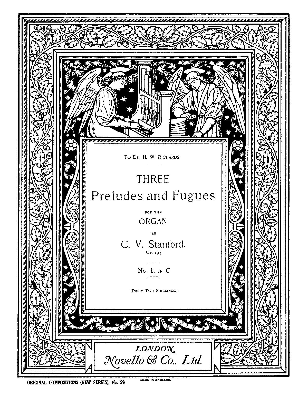 3 Preludes And Fugues, Op.193 (Stanford, Charles Villiers) - IMSLP