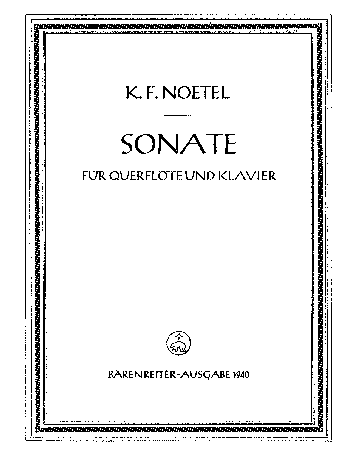 Flute Sonata (Noetel, Konrad Friedrich) - IMSLP
