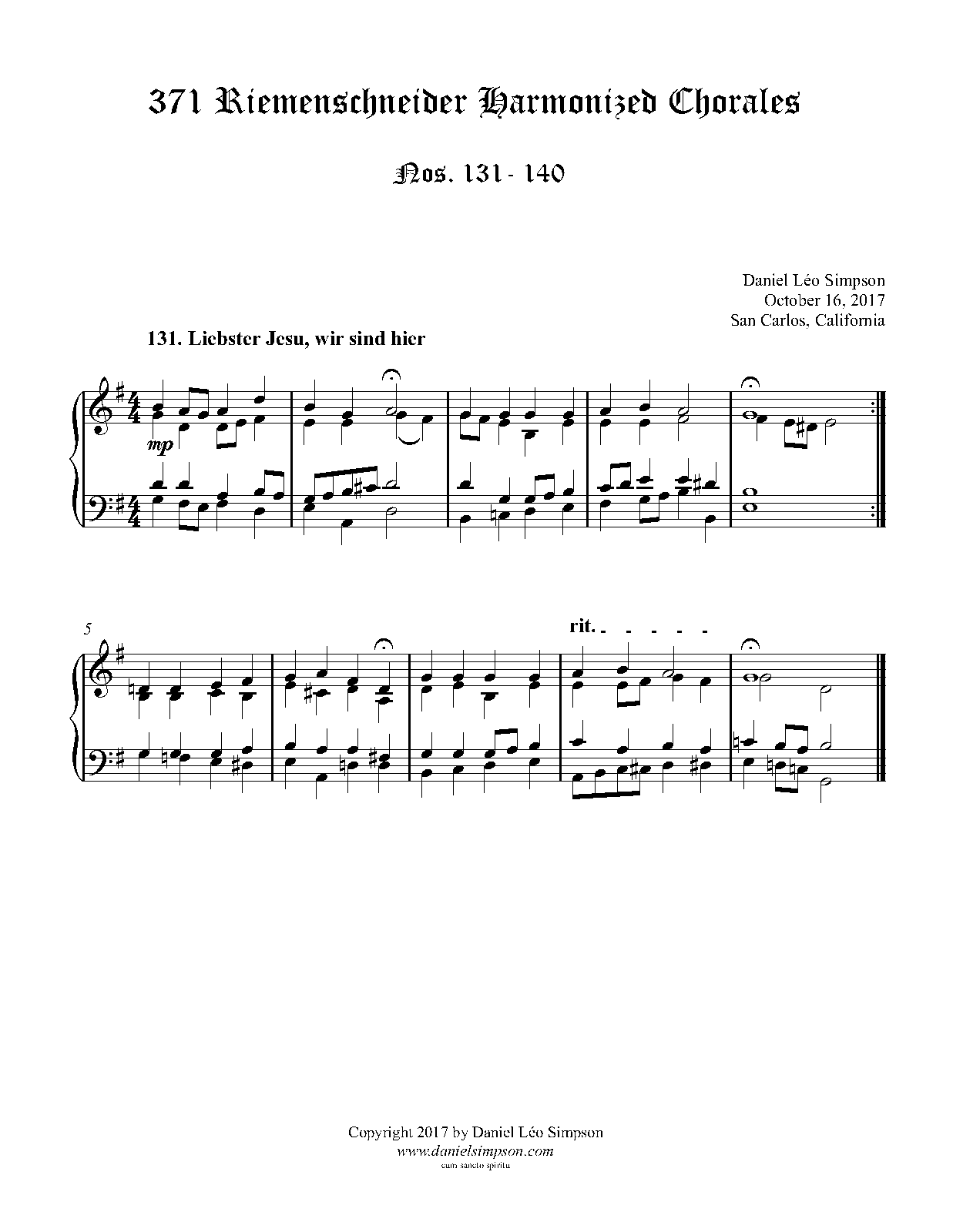 File:PMLP777569-COMPLETE-131-140-Riemenschneider-Chorale -Harmonizations-simpson-imslp-110517.pdf
