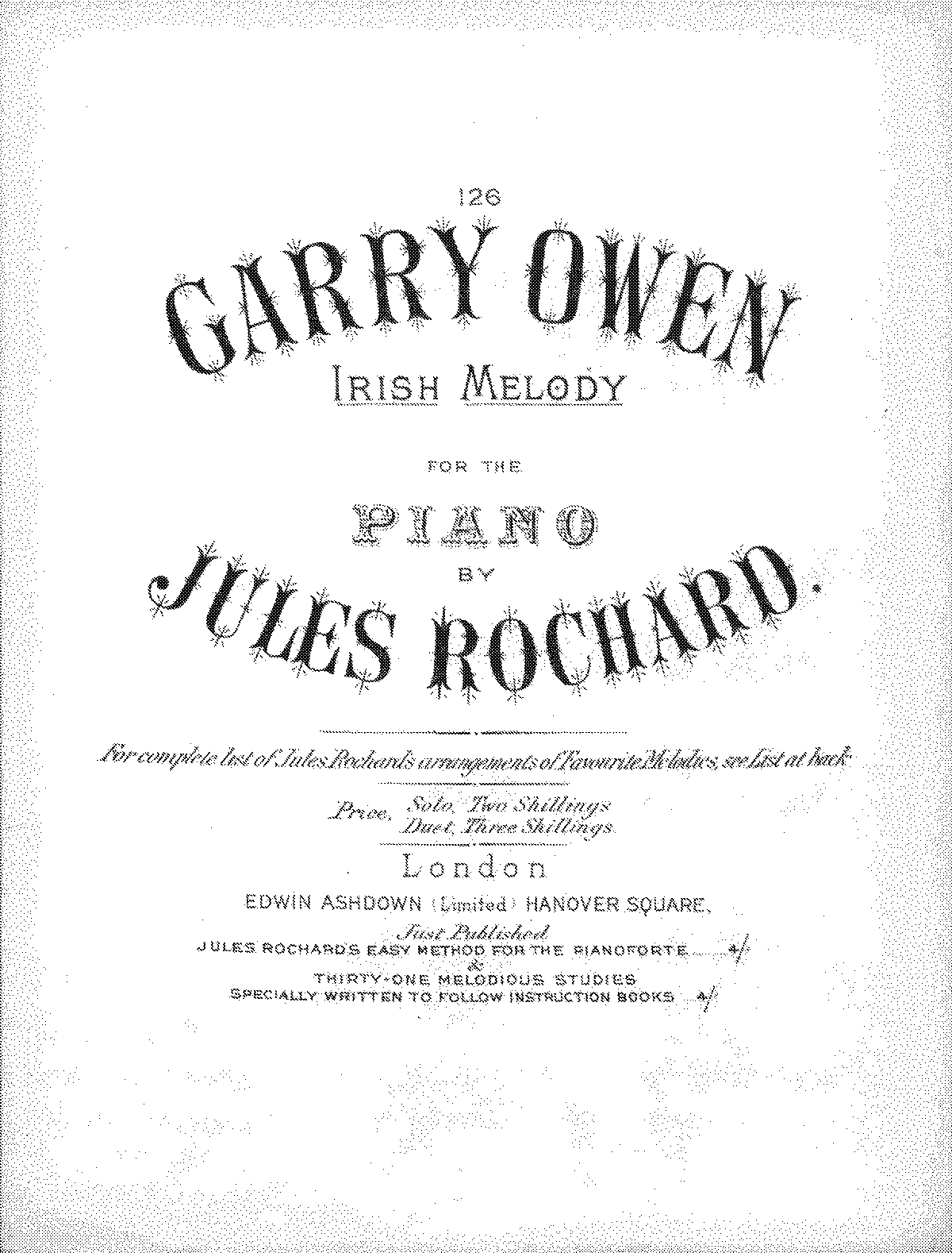 Garry Owen (Rochard, Jules) - IMSLP