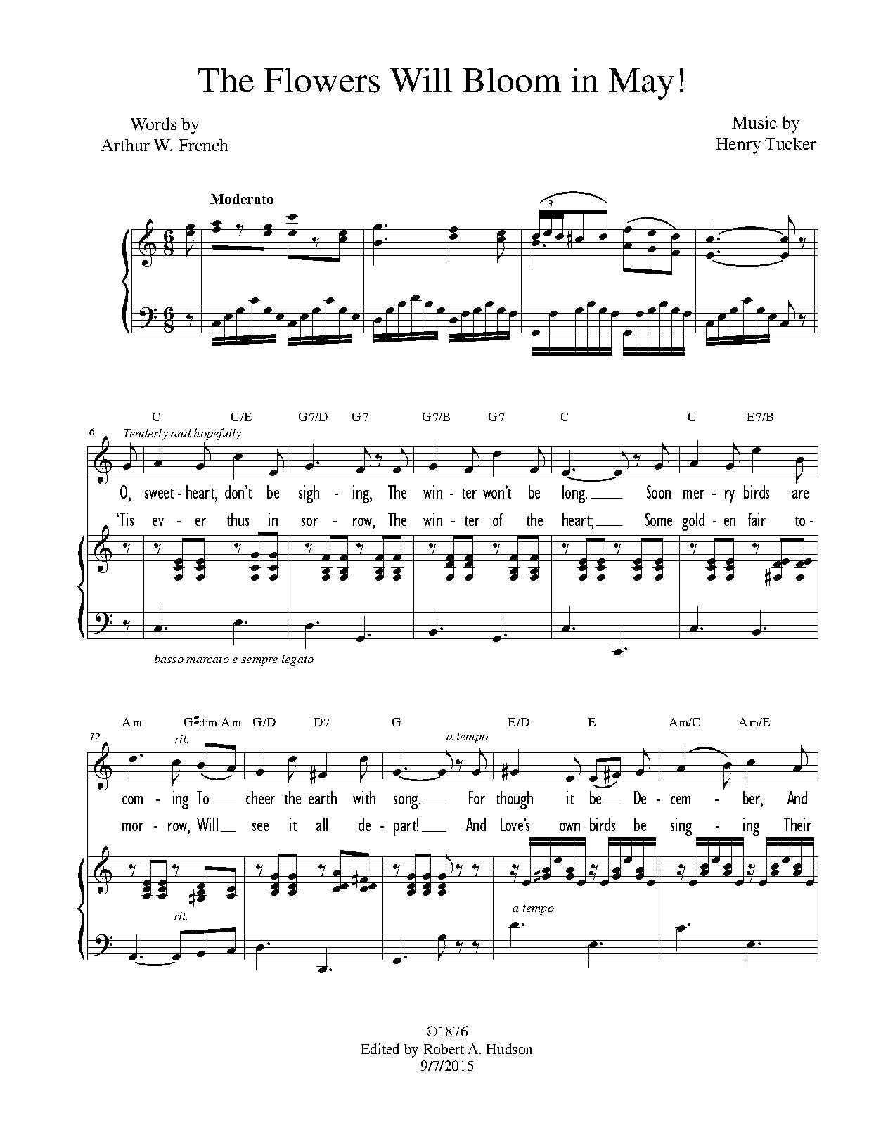 The Flowers will Bloom in May! (Tucker, Henry L.) IMSLP