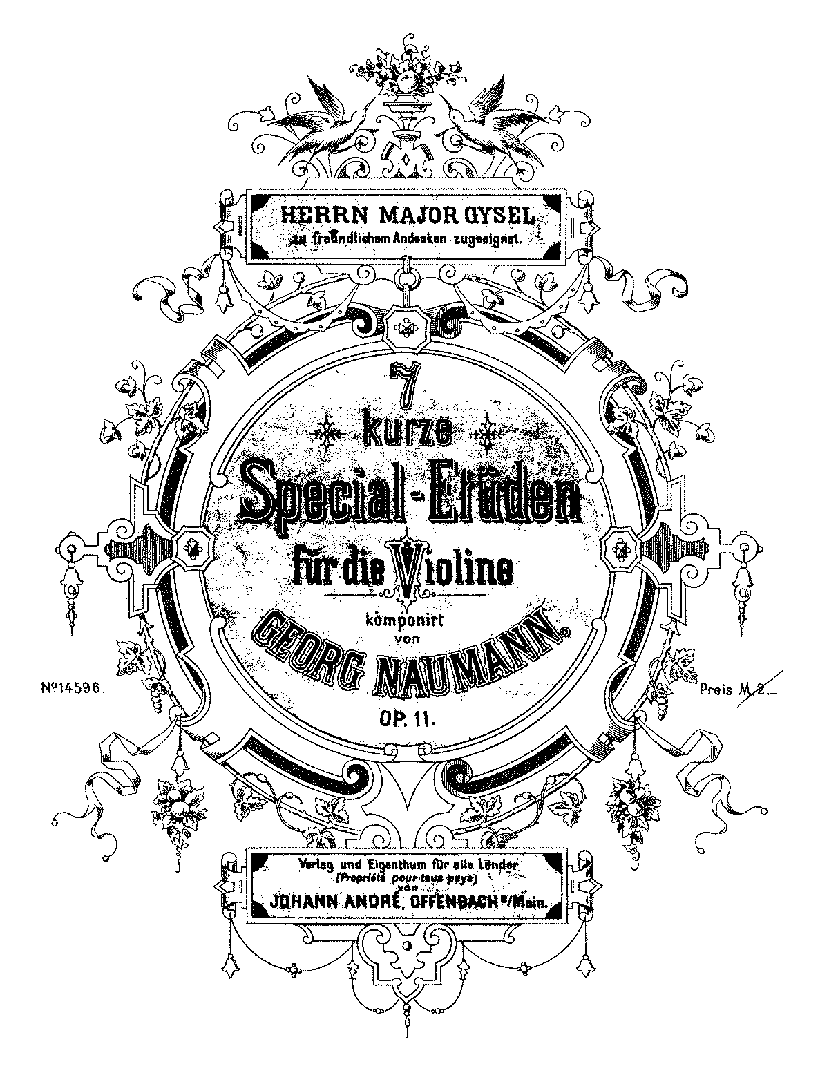 7 Kurze Special-Etüden, Op.11 (Naumann, Georg) - IMSLP