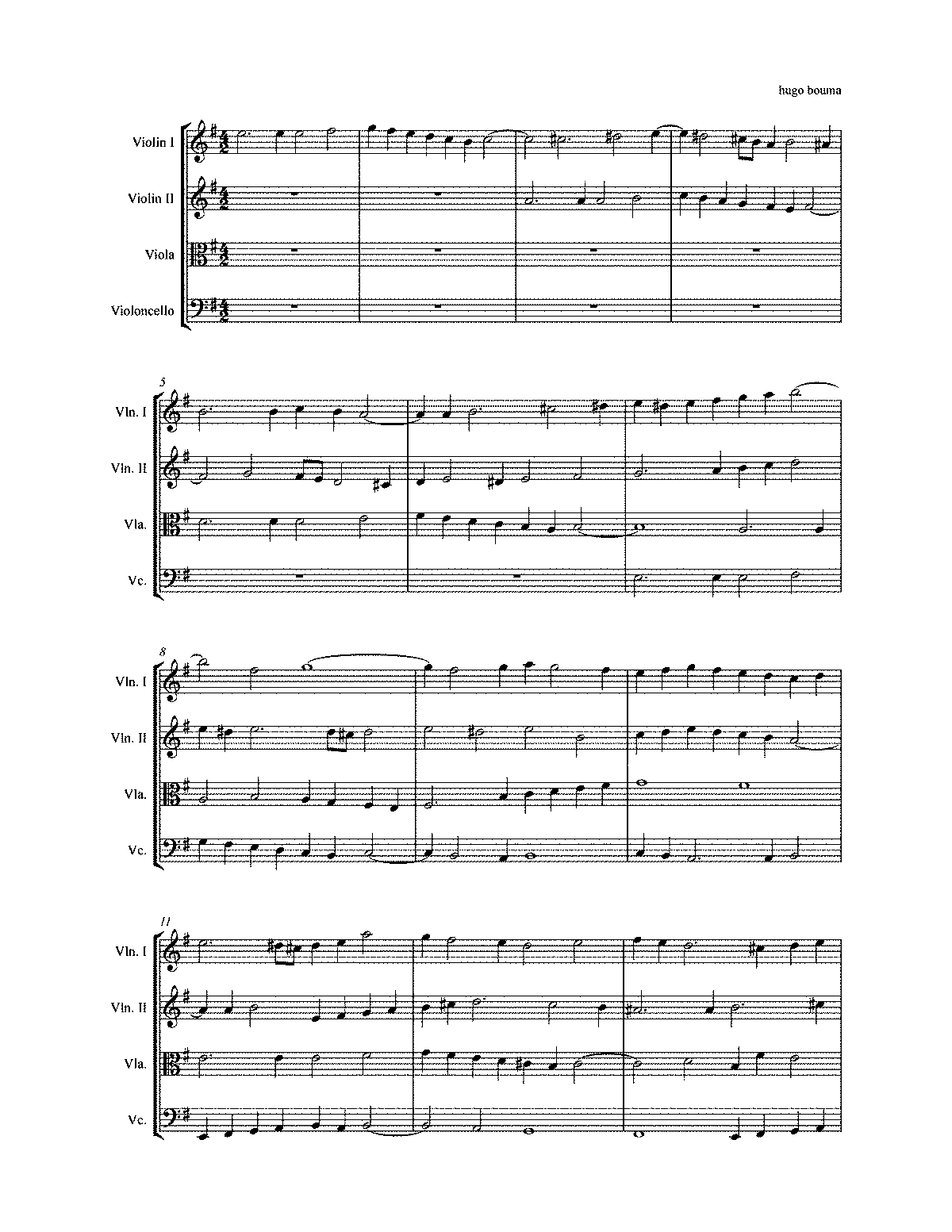 Four-Part Studies (Bouma, Hugo) - IMSLP