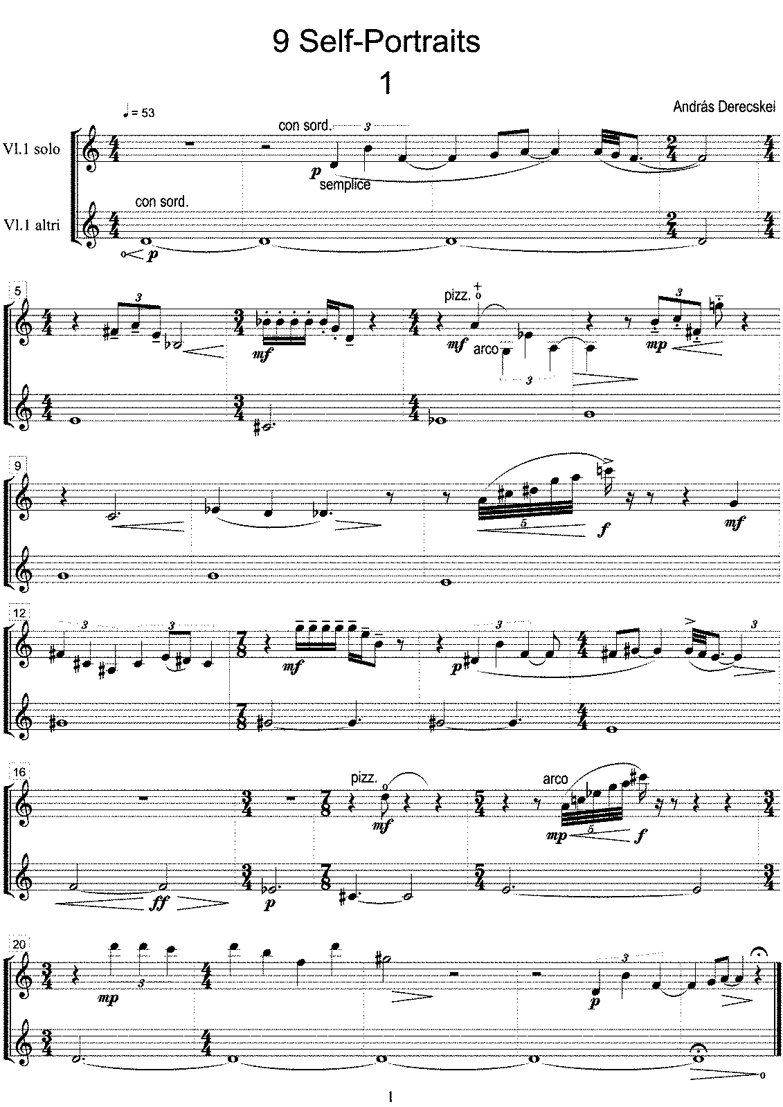 9 Self-Portraits (Derecskei, András) - IMSLP