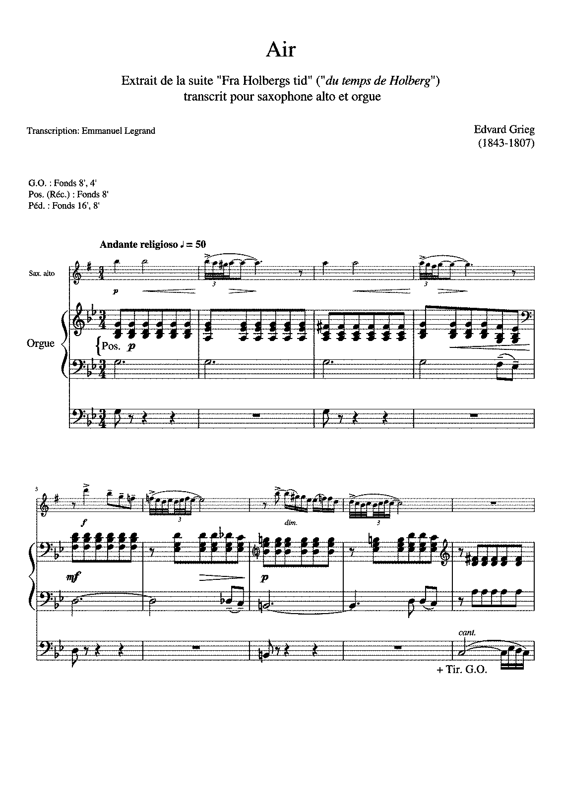 Holberg Suite, Op.40 (Grieg, Edvard) - IMSLP: Free Sheet Music PDF Download