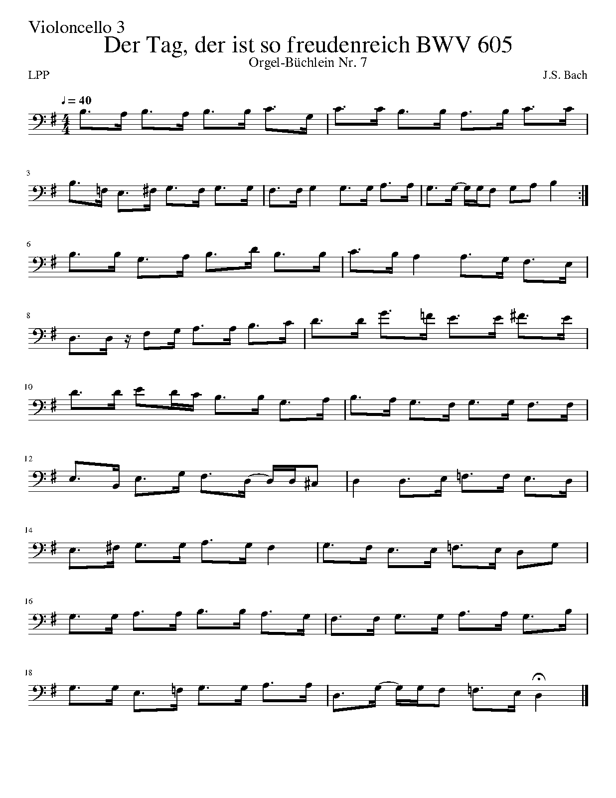 File:PMLP737510-Der Tag, der ist so freudenreich BWV 605-Violoncello 3.pdf