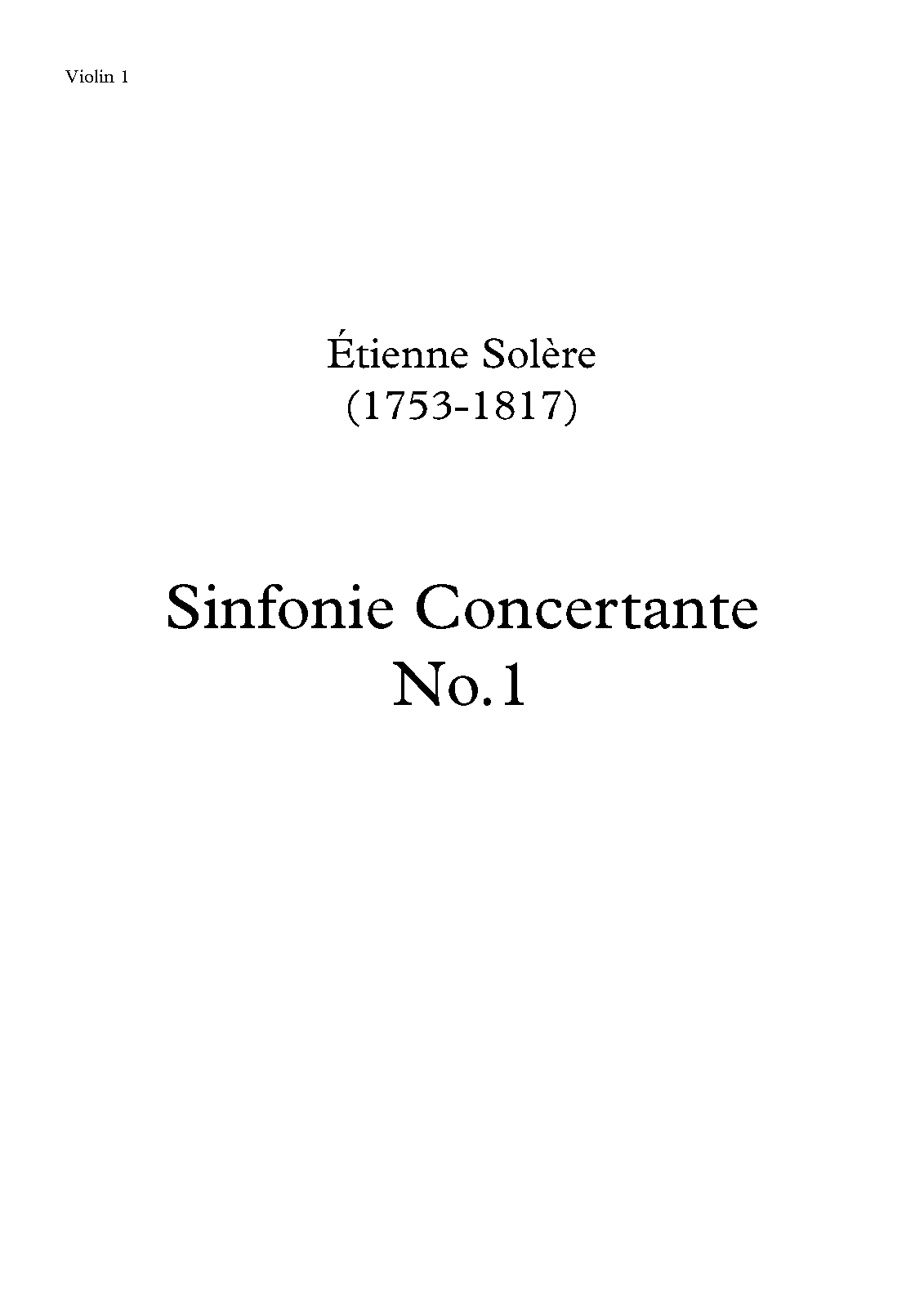 File:PMLP922127-Solere - Sinfonie Concertante No 1 - Violin 1.pdf