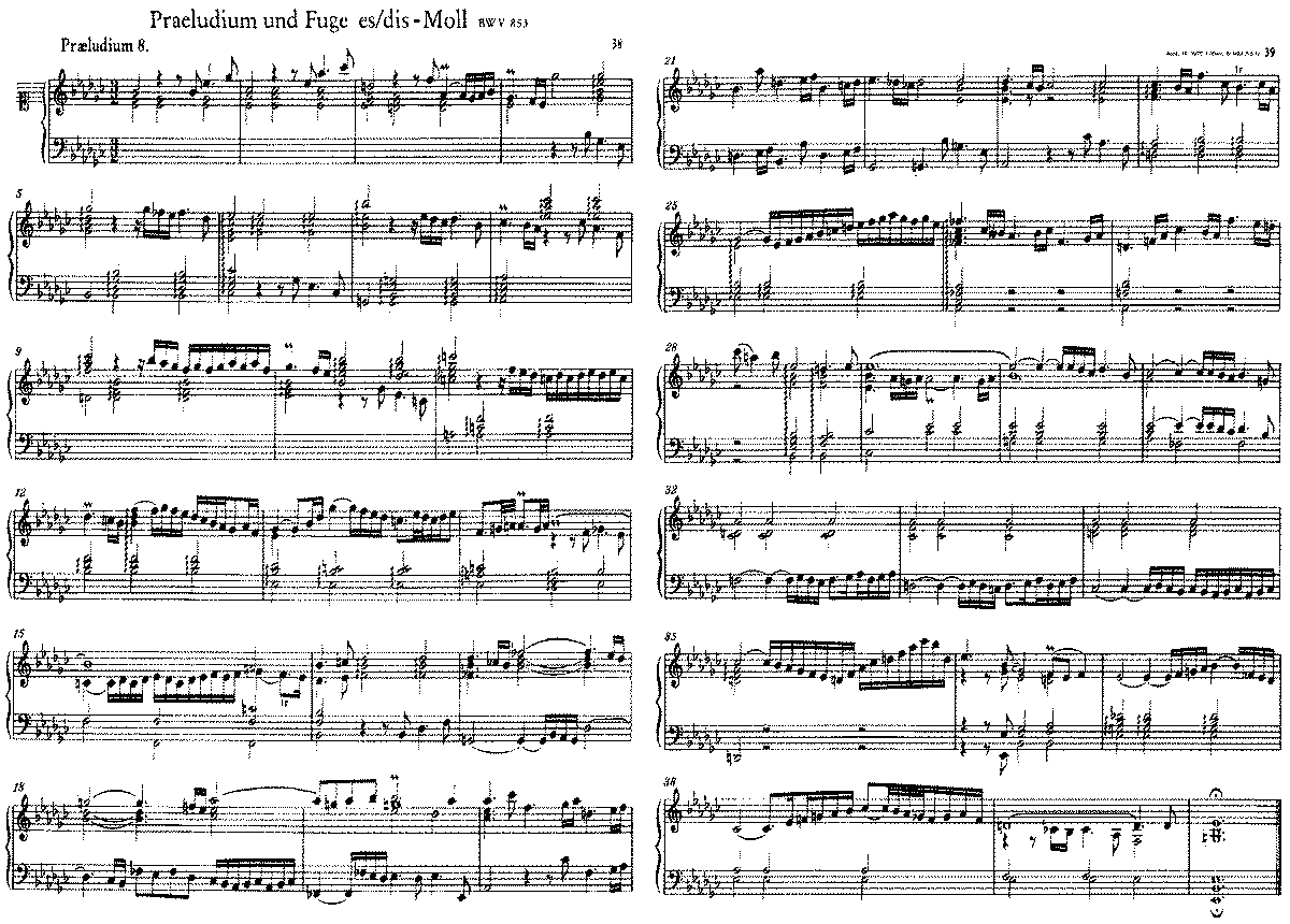 File:PMLP5948-Bach - WTC 1, Prelude and Fugue nº8 in E-flat- D-sharp minor -BWV 853- (Du-rr, Br NBA 5-6.1), miniature.pdf