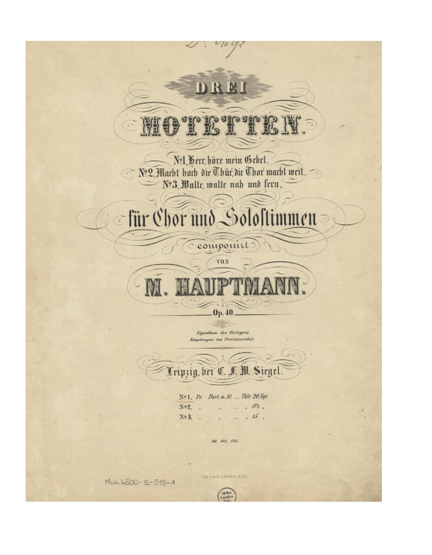 3 Motetten