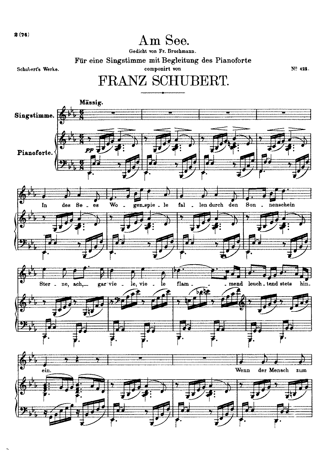 Am See, D.746 (Schubert, Franz) - IMSLP