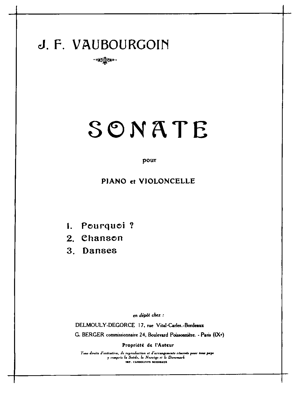 Cello Sonata (Vaubourgoin, Julien Fernand) IMSLP