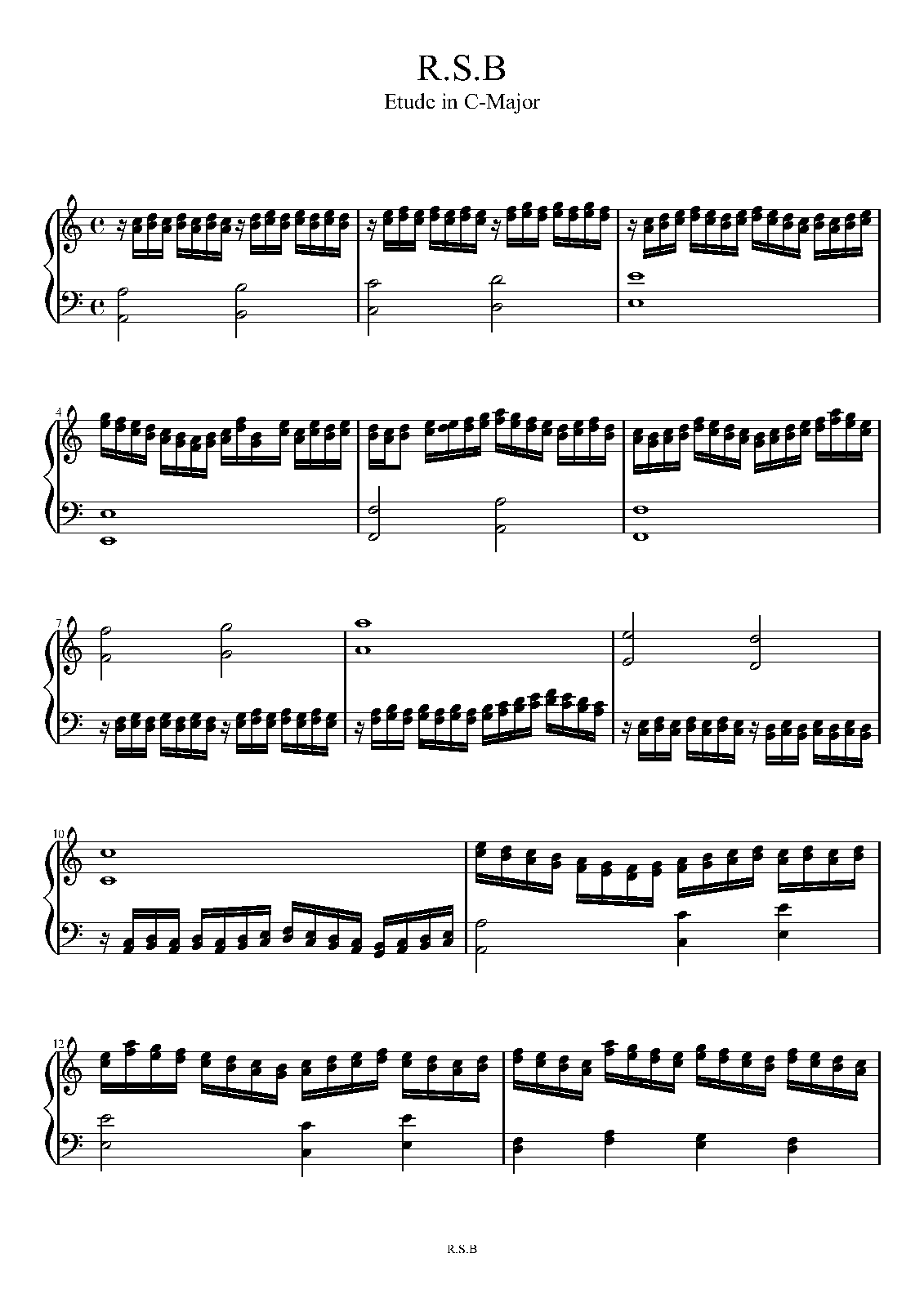 Etudes for Piano, Op.1 (RSB) IMSLP