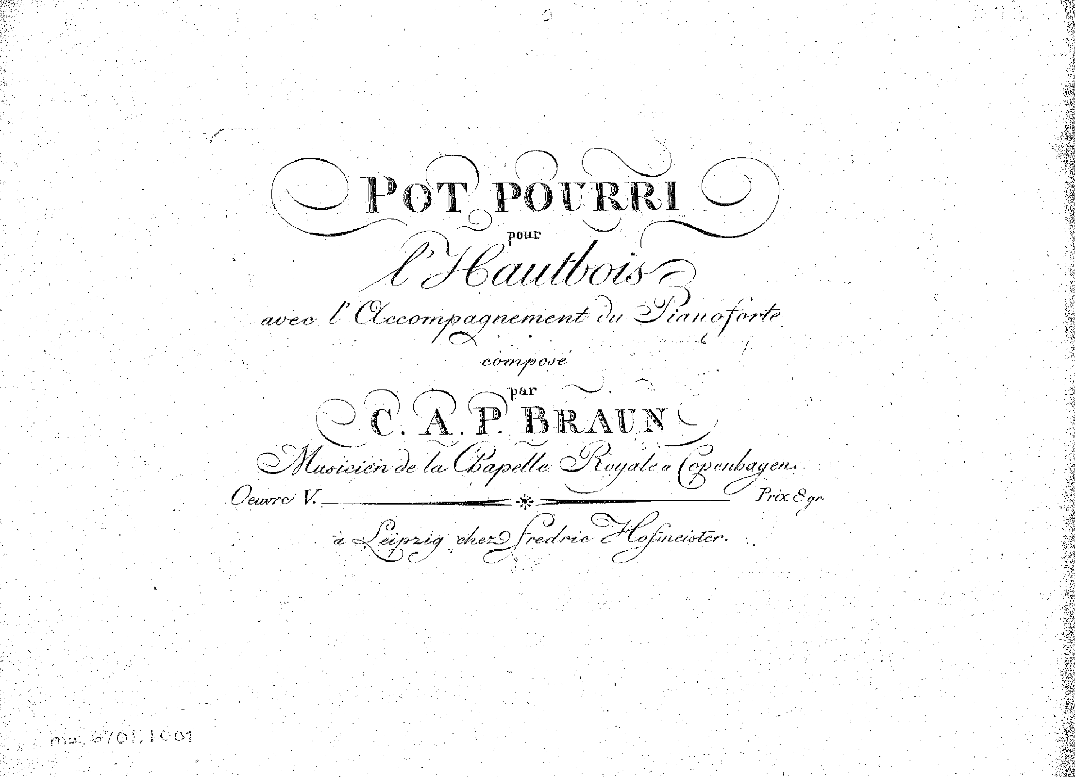 Potpourri for Oboe and Piano, Op.5 (Braun, Carl Anton Philipp) IMSLP