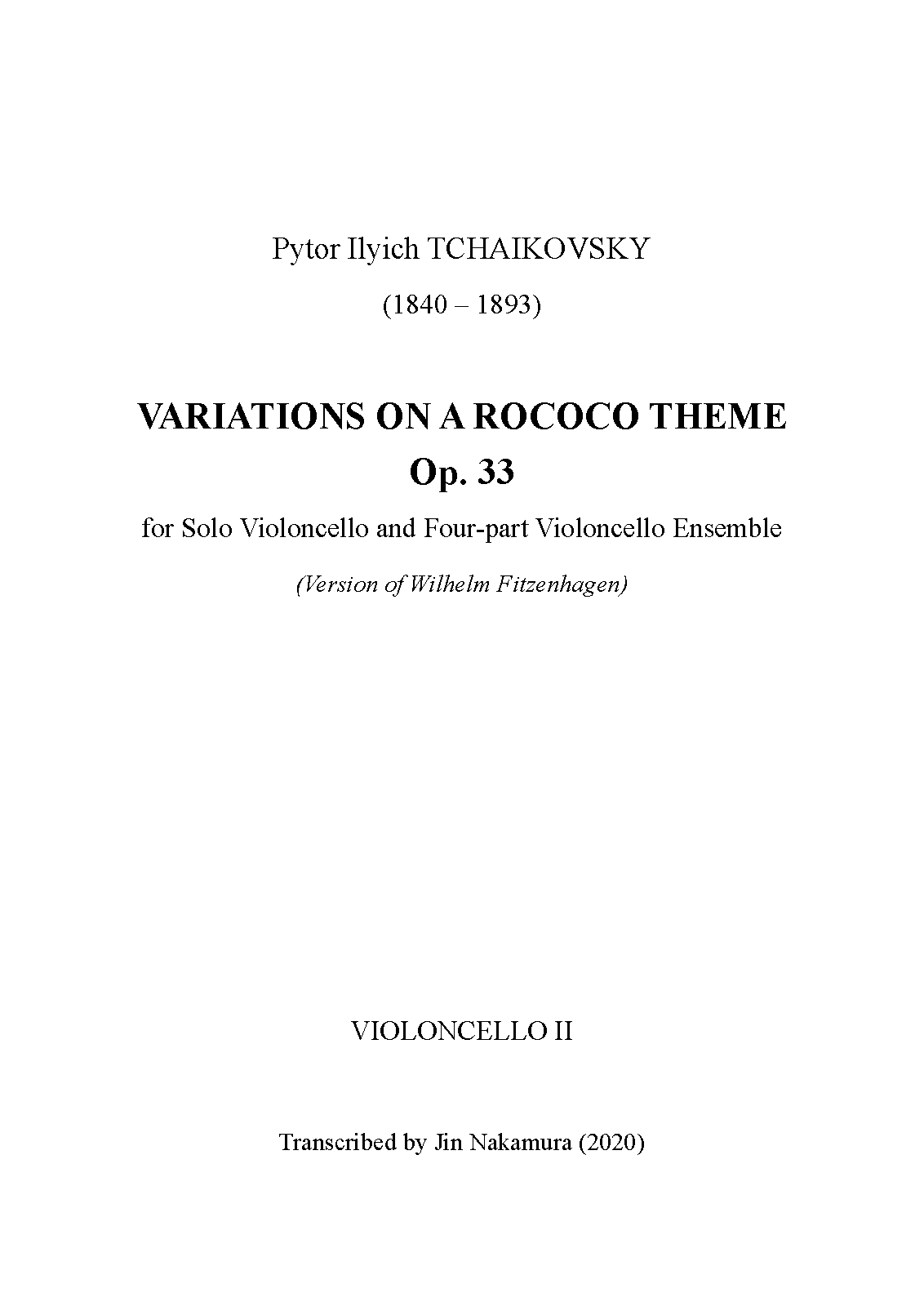 File:PMLP4622-Tchaikovsky - Variations on a Rococo Theme Op. 33, arrangement for 5 Cellos (Cello 2).pdf