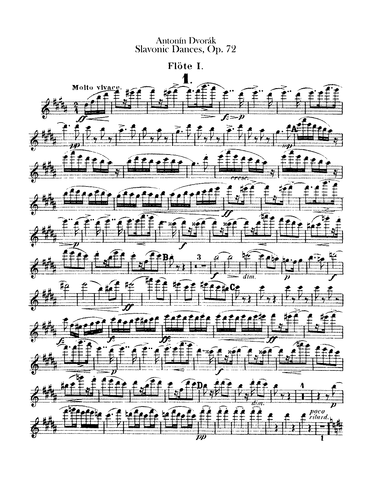 Slavonic Dances, Op.72 (Dvořák, Antonín) - IMSLP: Free Sheet Music PDF ...