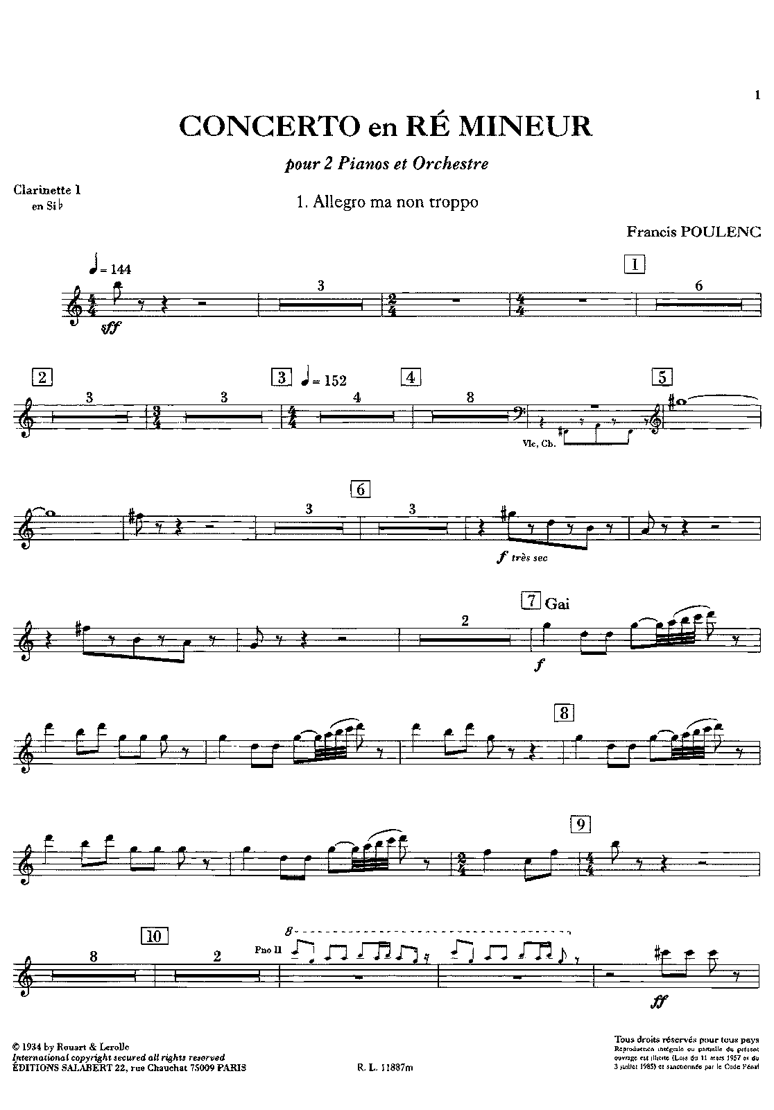 File:PMLP489112-Francis Poulenc - 2 Piano Concerto - Clarinet I.pdf
