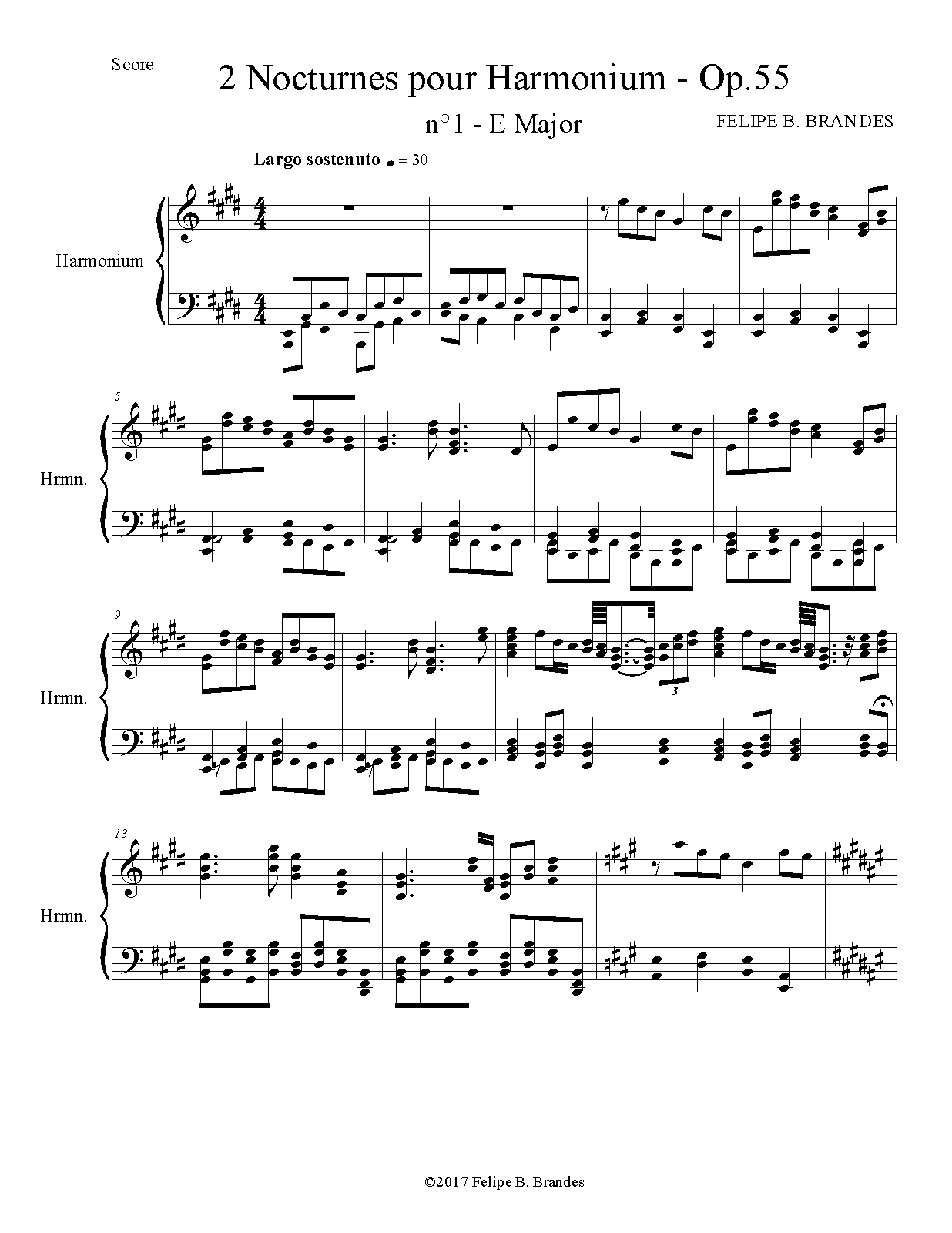 Nocturnes for Harmonium