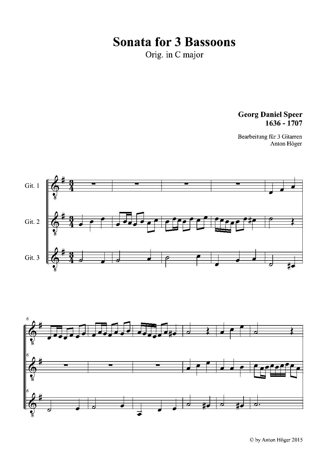 Sonata for 3 Bassoons in C major (Speer, Daniel) IMSLP