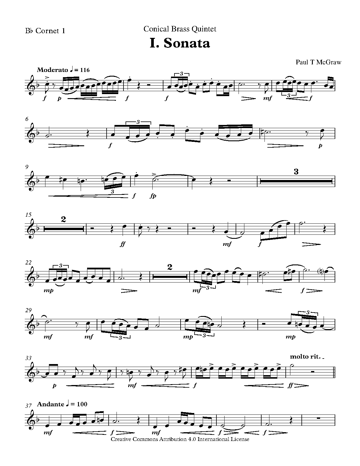 File:PMLP687280-Conical Brass Quintet Mvt. 1 Sonata - Cornet in Bb 1.pdf