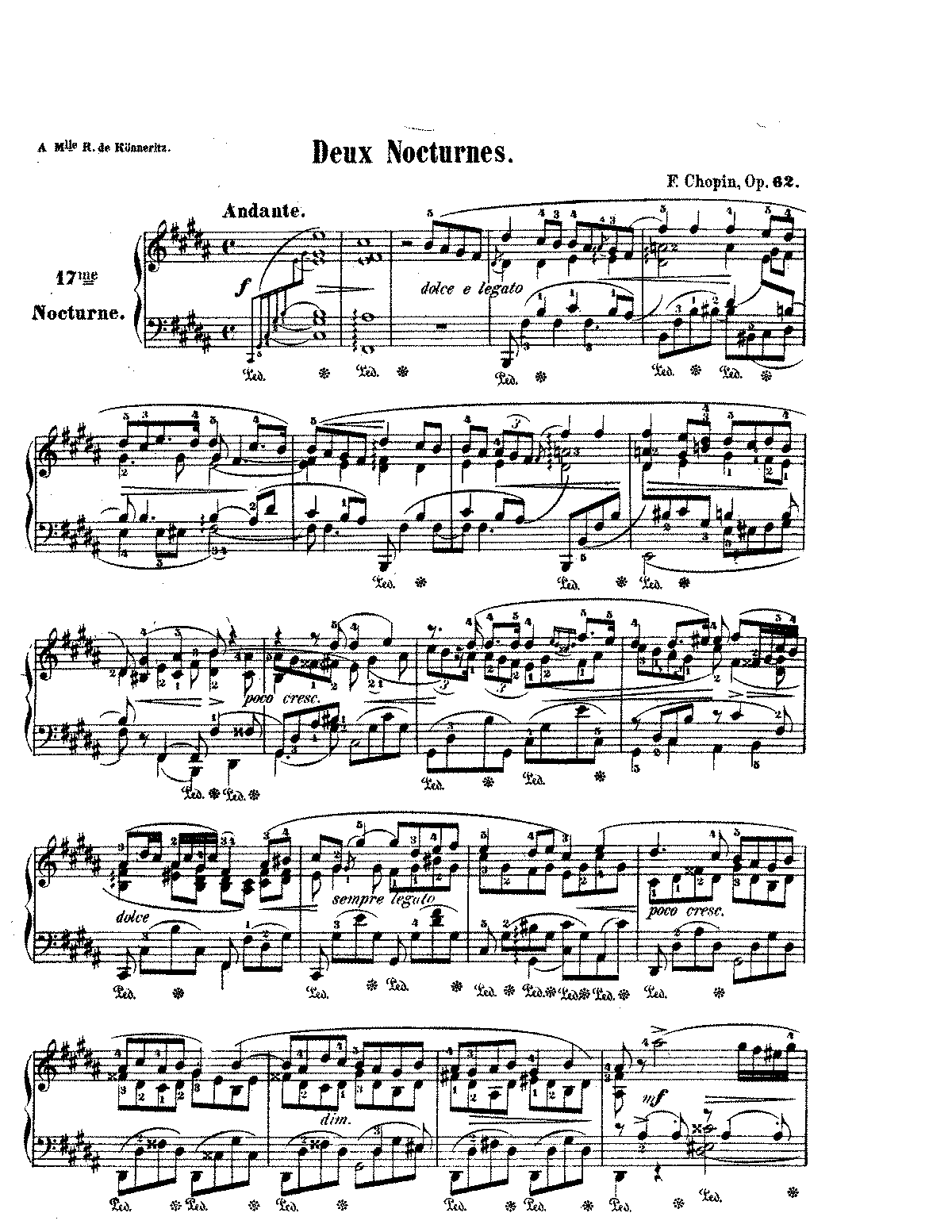 Nocturnes, Op.62 (Chopin, Frédéric) - IMSLP: Free Sheet Music PDF Download