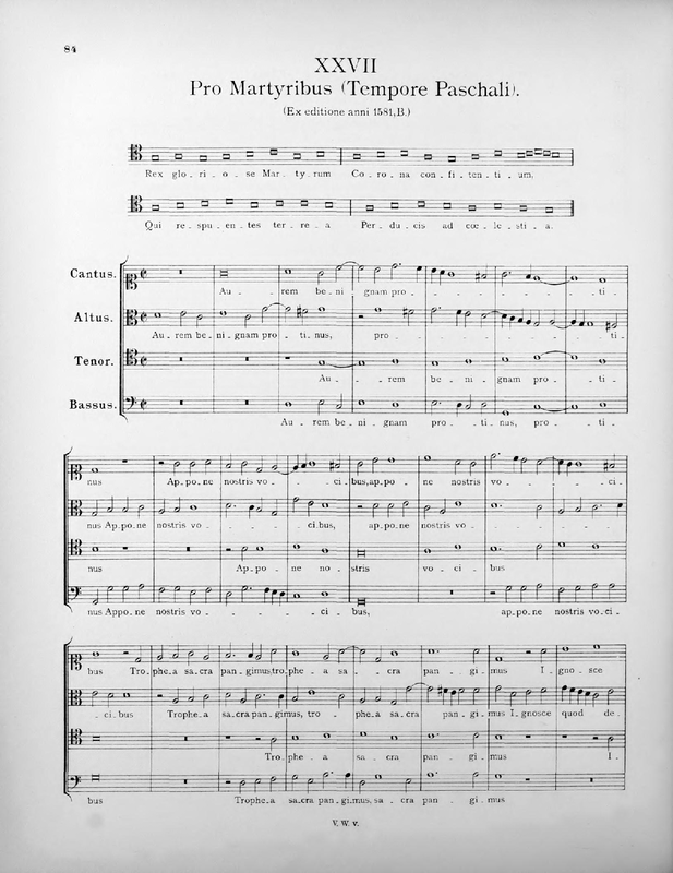 File:PMLP216279-Victoria, Hymn 27, Rex gloriose Martyrum (1581b), ed.Pedrell.pdf