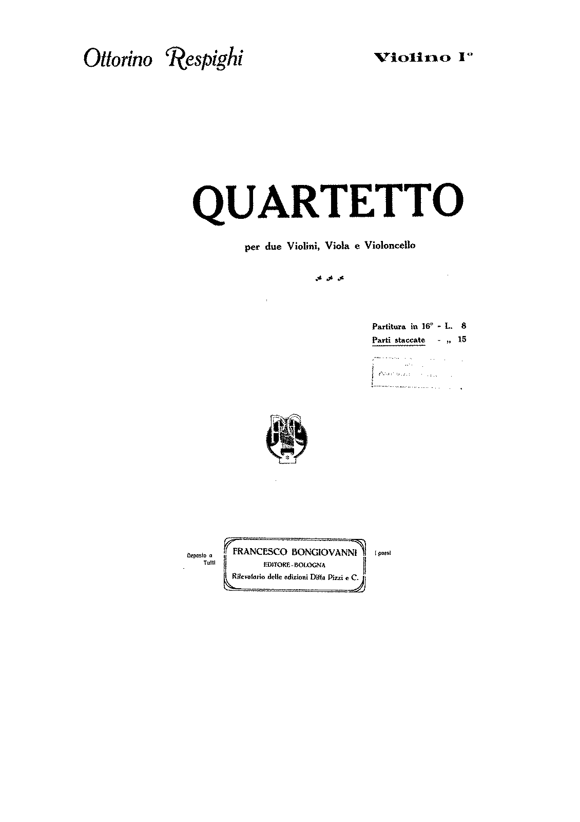 String Quartet No.3, P.53 (Respighi, Ottorino) - IMSLP