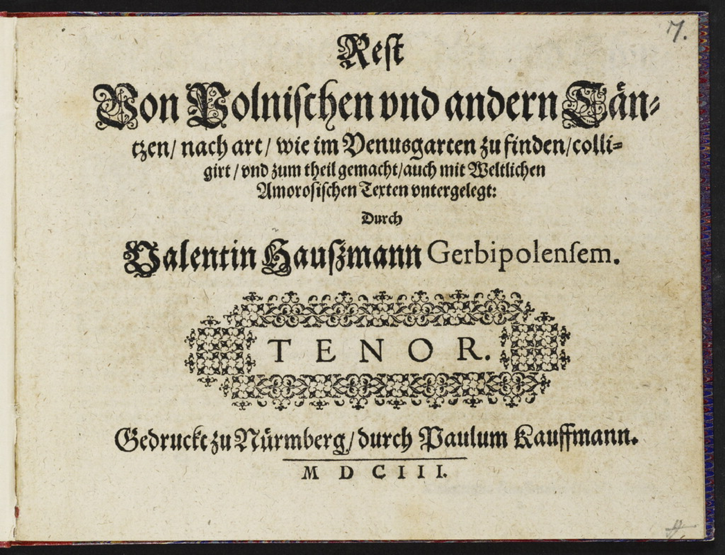 File:PMLP238192-Haussmann Rest von Polnischen und andern Täntze LOC200154746 Tenor.pdf