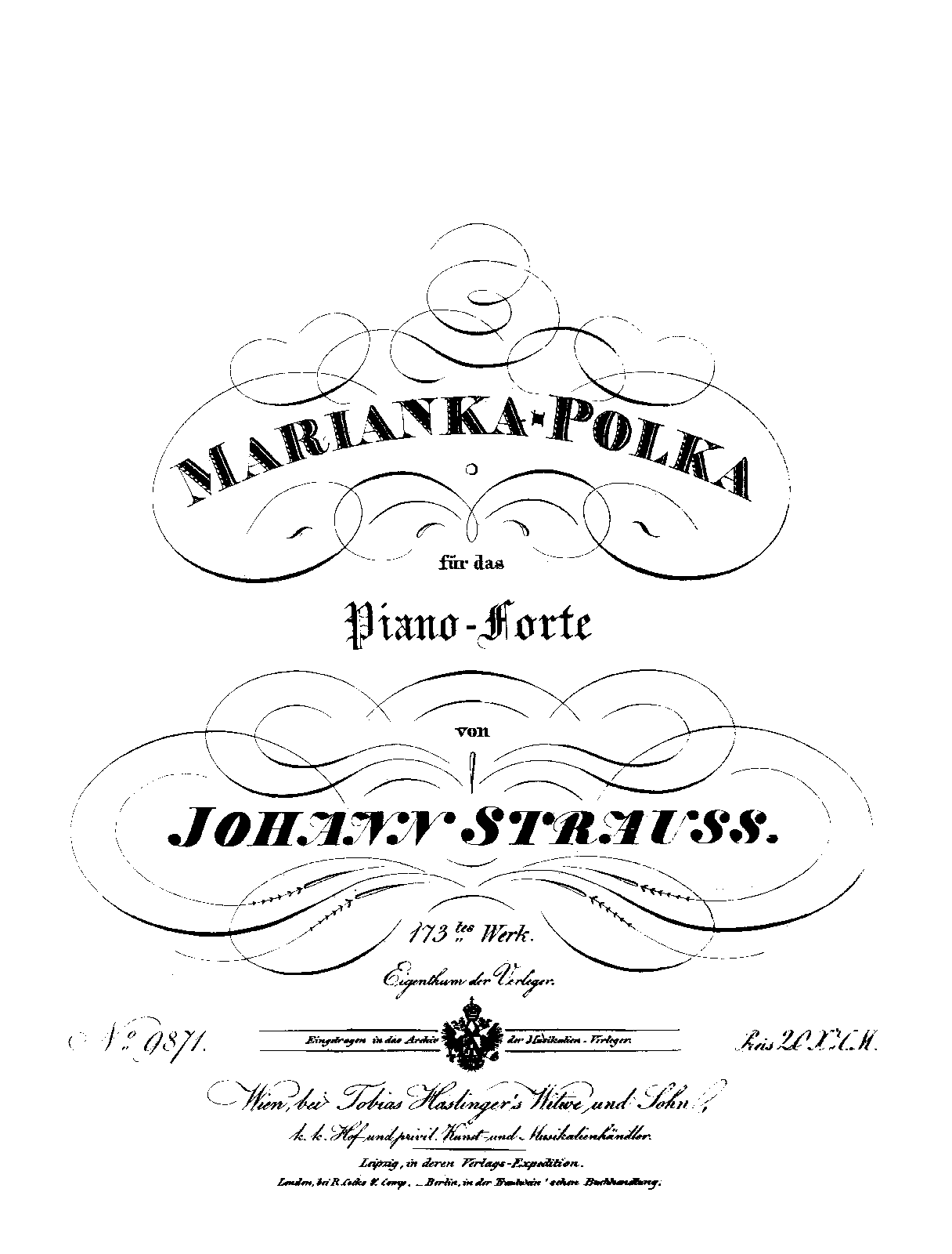 Marianka-Polka, Op.173