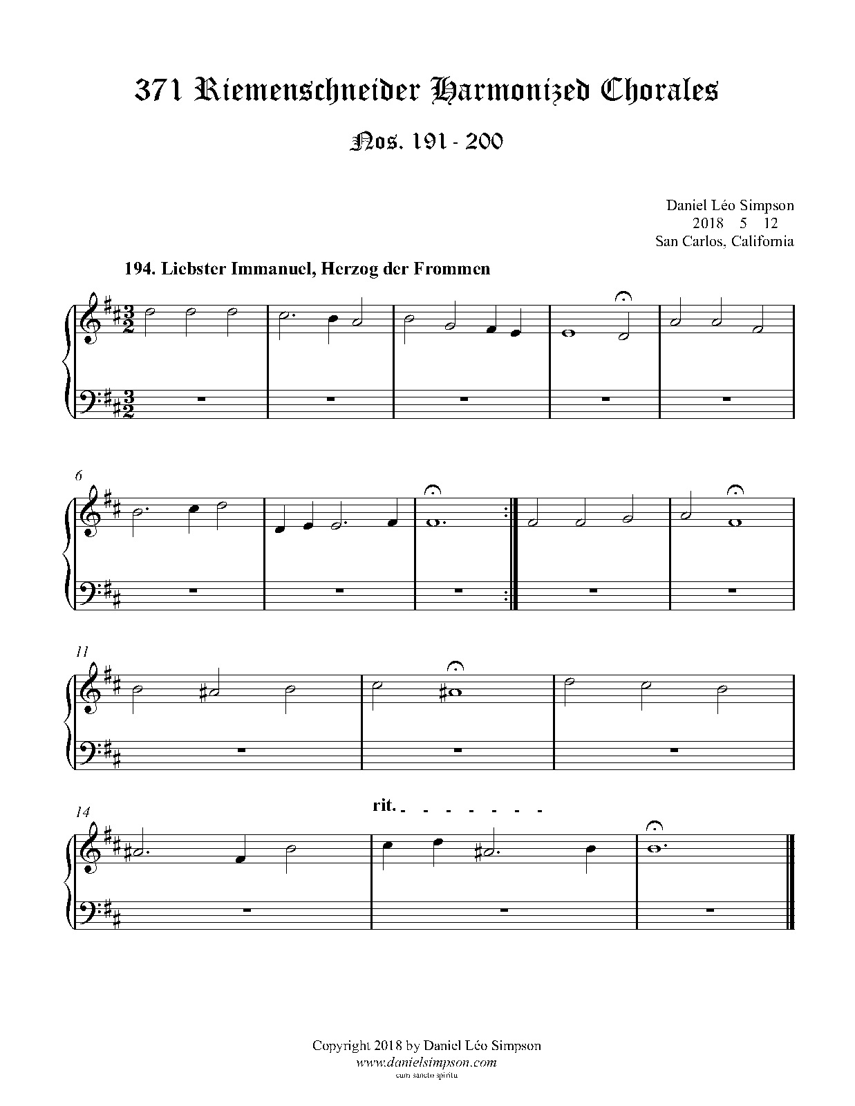 File:PMLP847340-DRAFTS-194 Liebster Immanuel, Herzog der Frommen-051218.pdf